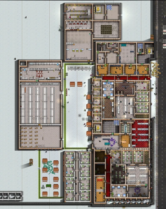 Prison Architect " Карта - Сибирский трудовой лагерь"