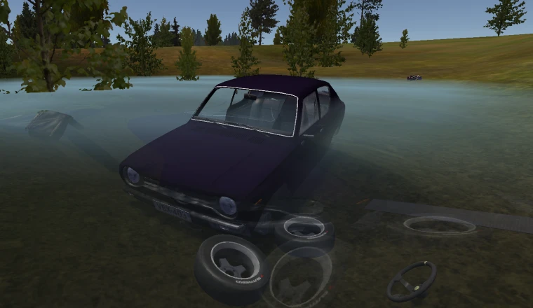 My Summer Car "Сохранение - Дом сгорел до тла, машина угнана, 3к марок"