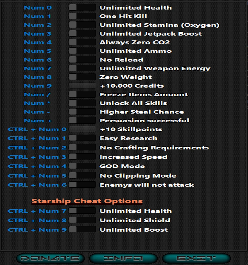 Starfield "Трейнер +26" [1.14.74.0] {iNvIcTUs oRCuS / HoG}