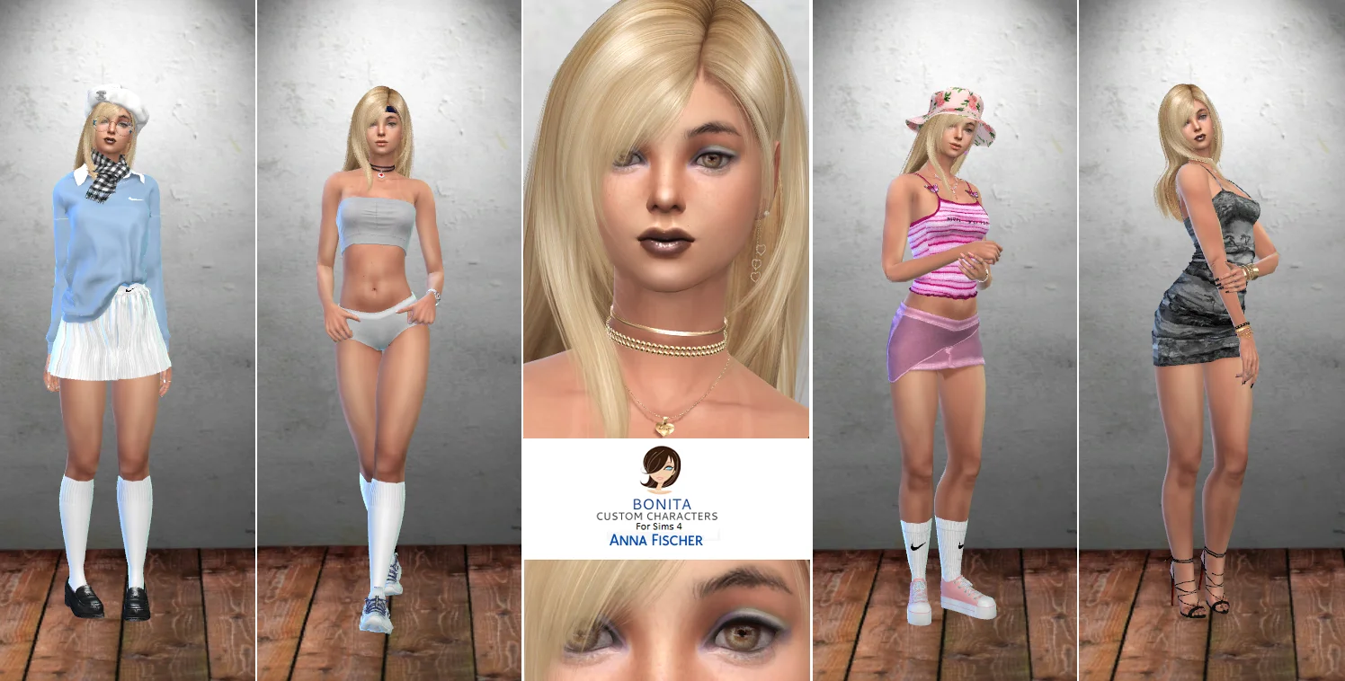 The Sims 4 "Персонаж - Анна Фишер"